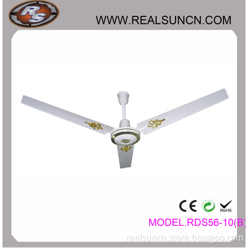 56inch Ceiling Fan with Golden Decoration Model No. Rsd5610b